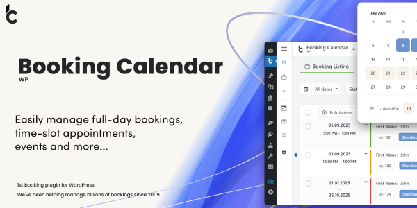 WP Booking Calendar – Business Large